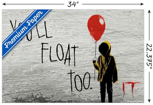 Float Wall Poster - 34 x 22.4 Inches - Premium Unframed Version