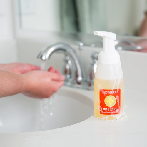 doTERRA On Guard Foaming Hand Wash - 16 oz | Includes 2 Convenient Dispensers for Easy Use