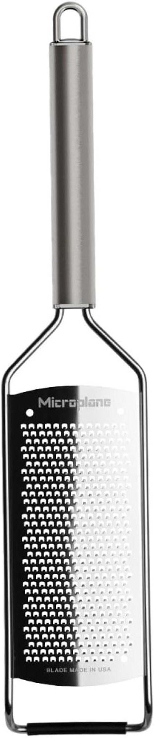 Microplane Professional Series Kitchen Grater - Fine Grating for Cheese, Citrus, Garlic & More | Stainless Steel Blades, Made in USA