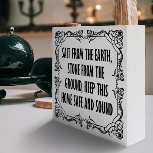Witchcraft Wooden Sign for Home Decor - Mystical Witchy Gift for Bedroom Bathroom or Office
