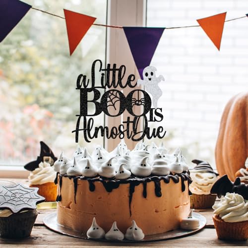Halloween Ghost Baby Shower Cake Topper - First Birthday Decorations