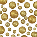 Gold Foam Glitter Balls Vase Filler Set - 160pcs Decorative Table Scatter