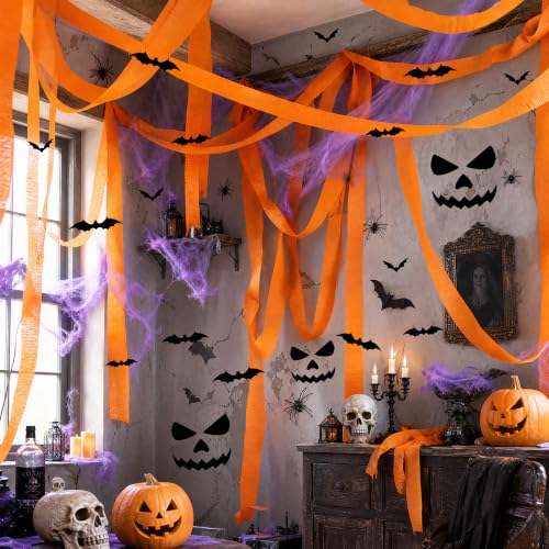 Halloween Mummy Decoration Kit - Orange Halloween Party Supplies