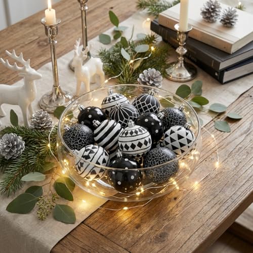 Valery Madelyn 16pcs Christmas Ornaments Set - 2.36 Inch, Medium-2.4" Variation