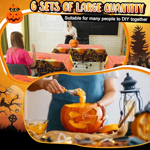 Halloween Pumpkin Carving Kit Set - 12 Orange Handle Tools & Accessories