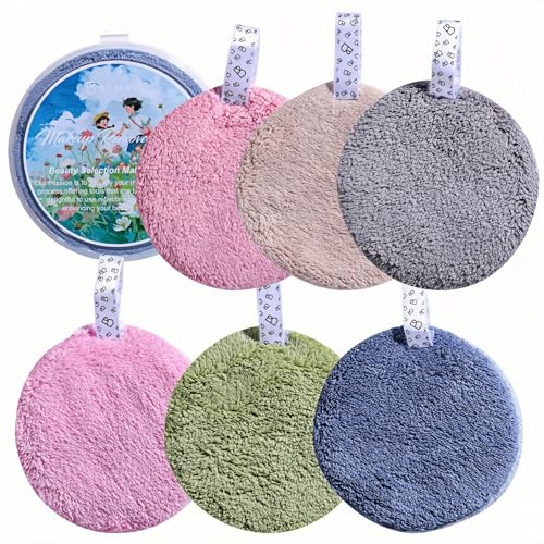 Reusable Makeup Remover Pads with Storage Box - Gentle Facial & Eye Cleansing Wipes Set