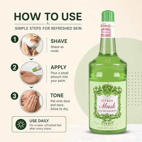 Citrus Musk Aftershave Lotion for Sensitive Skin - 12.5 oz - Fresh Variation