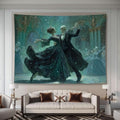 Skeleton Dancer Gothic Tapestry Wall Hanging - Personalized Background, 78.7 x 59.1 Inches