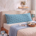 Fall Blue Pumpkin Body Pillow Cover 20x54 Inches with Zipper