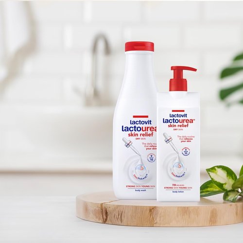 Lactovit | Lactourea Body Wash | Hydrating Shower Gel for Dry Skin | With Urea ProLactiC10 Complex, Lactic Acid & Pure Urea | Soft & Youthful Skin | Dermatologist Recommended | 600 ml