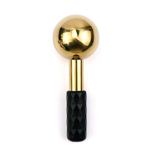 Globes for Facials, Cooling Roller for Face, Cryo Sticks Massager for Face Neck & Eyes, Cold Roller Skin Care for face Puffiness, Dark Circles, Wrinkles, Collagen Production (Gold)