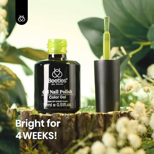 Beetles Green Gel Nail Polish - Fresh Greenery, 15ML Light Green Nail Polish - H Creme Green