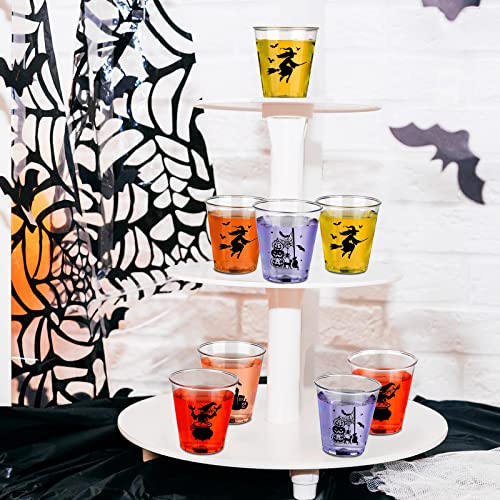 40 Pack Halloween Plastic Shot Cups Whiskey Party Favors 1.69 oz