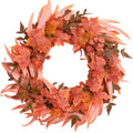 Fuxdre Maple Fall Wreath for Front Door - Autumn Decor with Berries & Leaves