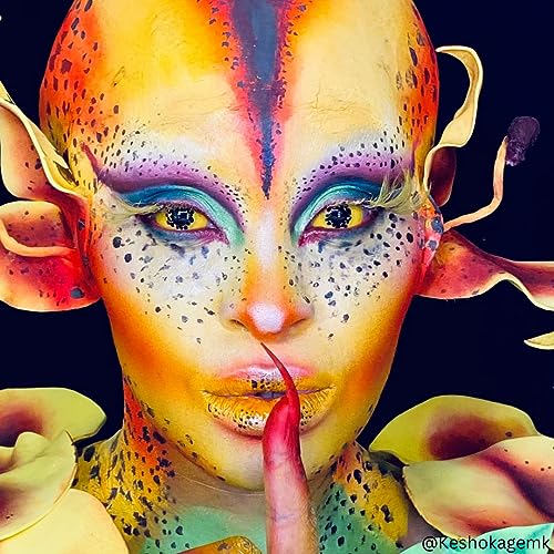 Liquid Makeup Face & Body Paint - Yellow, Professional Grade, UV & Glow Options