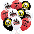30 Pack Halloween Zombie Balloons - Bloody Zombie Print Latex Decor