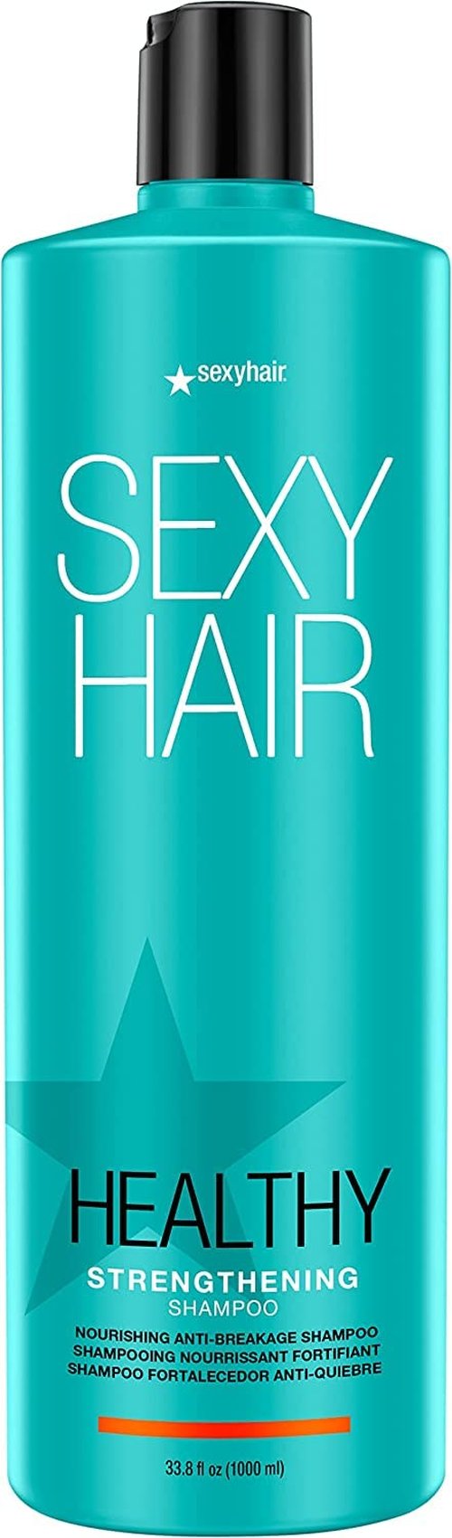 SexyHair Healthy Strengthening Shampoo & Conditioner - Anti-Breakage Formula for Damaged Hair | Sulfate-Free