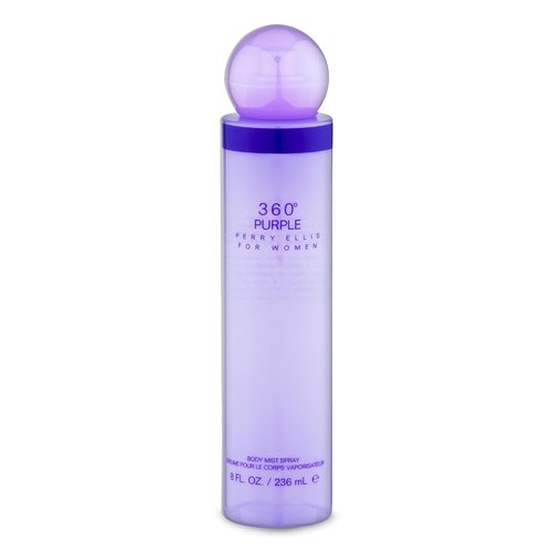 Perry Ellis 360 Purple Body Mist for Women - 8 oz Fragrance with Floral Notes
