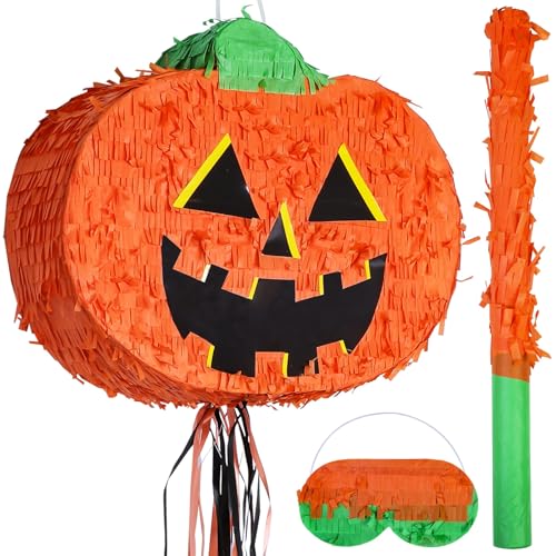 Halloween Pumpkin Pinata Jack-O'-Lantern 16x12 Inch Party Game - Variation of THIS listing