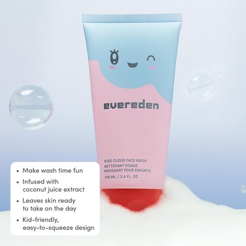 Evereden Kids Travel Set - Clean & Vegan 5-Piece Skin & Hair Care Kit with Travel Bag | Perfect Stocking Stuffer for Kids