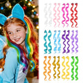 Dreamlover Colored Kids Crazy Hair Day Hair Extensions - Multi Colors 12.5 Inch, 24 Pieces