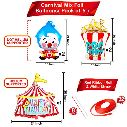 Carnival Welcome Banner 72x44 Inch - Party Backdrop & Outdoor Yard Decor