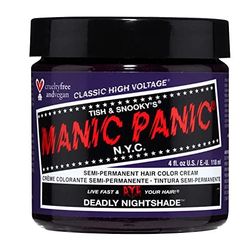 Semi Permanent Purple Hair Dye - Vibrant Long-Lasting Color 4 oz