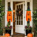 Weather-Resistant Hanging Pumpkin Decor Set for Halloween & Fall