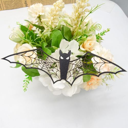 Halloween Bat Wall Decals - 24pcs 3D Self-Adhesive PVC Stickers for Party Decor