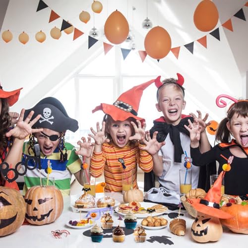 Halloween Cocktail Picks 70 Pcs Food Skewers for Party Decor - 4.7 Inch