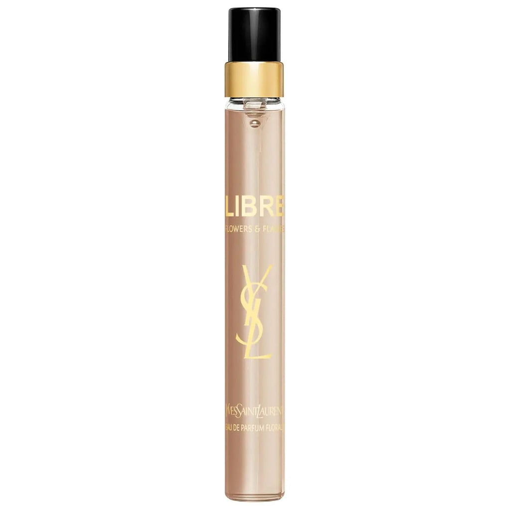Yves Saint Laurent Libre Flowers & Flames Eau De Parfum - Floral Spray for Women, Travel Size 0.33 Fl Oz