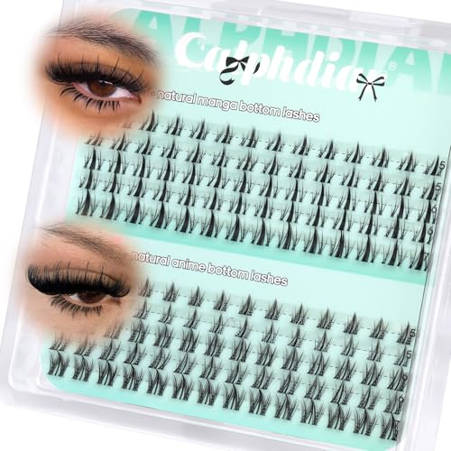 I-Fairy 2 Styles Bottom Lash Clusters Natural & Manga Eyelash Extensions - 140pcs