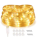 16ft Waterproof Connectable Rope Lights - Warm White Indoor Outdoor Mood Lighting