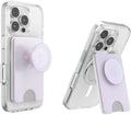 PopSockets Kick-Out Wallet for MagSafe - Adjustable Kickstand & Magnetic Stand, Opalescent White