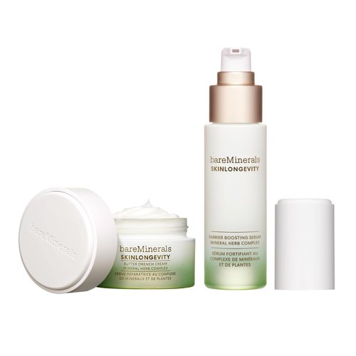 bareMinerals Face Cream & Serum Bundle - Hydrating Butter Drench for Restorative Skin Care