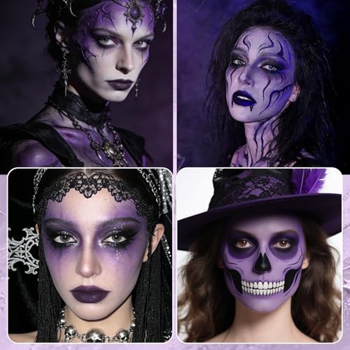 Purple Oil-Based Face & Body Paint Stick - Lavender Violet, Long-Lasting, Vegan, Easy Application