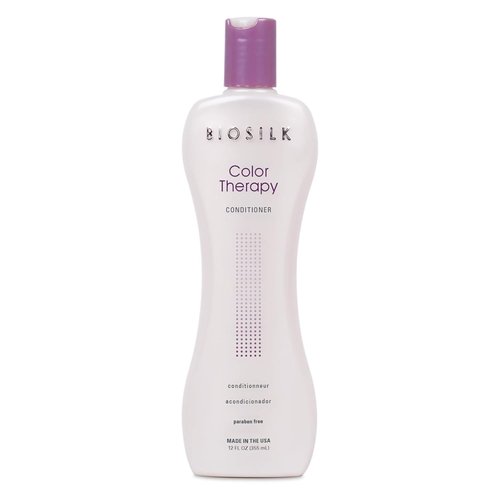 BioSilk Color Therapy Conditioner - Replenishes Moisture & Enhances Vibrancy | Sulfate-Free, 12 Oz
