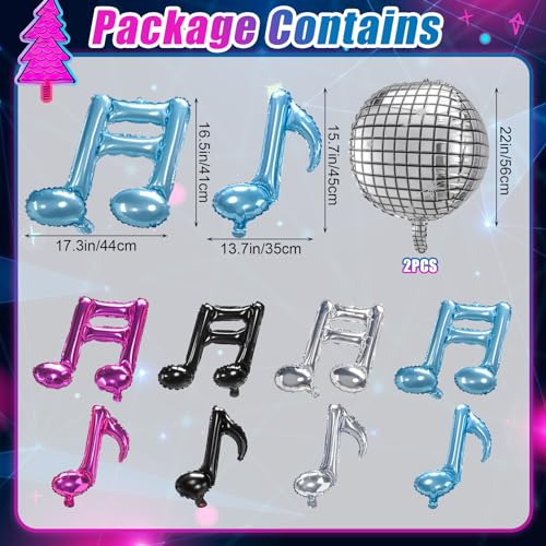 Music Balloon Arch Kit 140 Pcs for Party Decorations Birthday Celebration