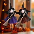 Halloween Witch Decor Set - Small Hanging Ornaments for Tree, Garland, Tiered Tray, Kitchen, Home Decor