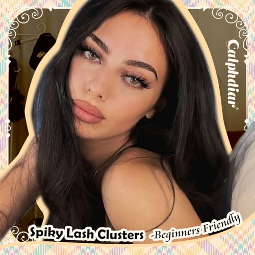 Fox Eye Lash Clusters 180 Pcs C Curl D-Doll Round Spiky Eyelash Extensions