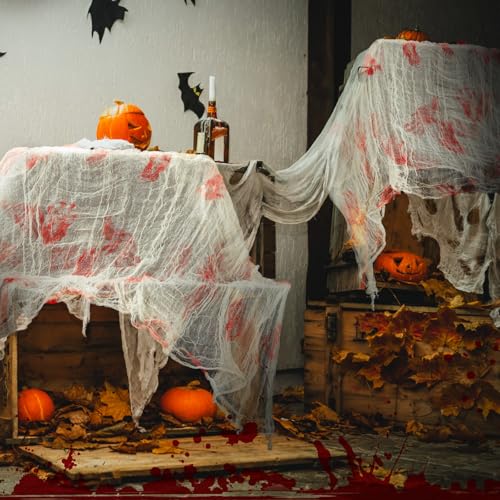 Halloween Creepy Cloth - Bloody Glow 85 x 197 Inch Spooky Decor, Variation of THIS listing