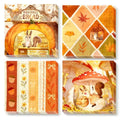 Thanksgiving Paper Napkins - Squirrel Pumpkin Fall Leaves 48 Pack, 6.5" x 6.5"