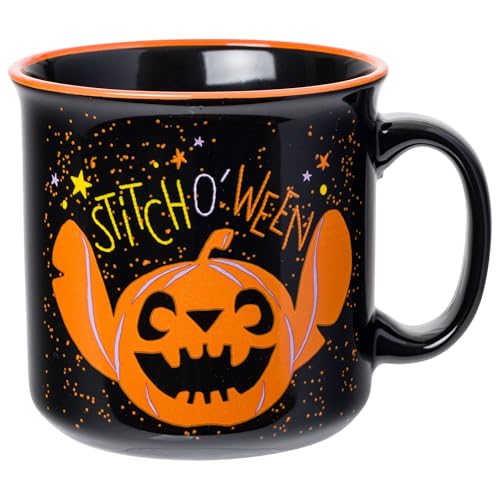 Stitch O' Ween Halloween Ceramic Camper Mug 20oz - Lilo & Stitch
