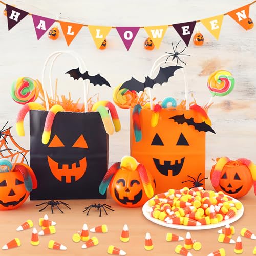 80Pcs Halloween Resin Candy Corn Ornaments - Festive DIY Decorations