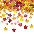 Fall Confetti for Table Decorations - Autumn Harvest Mix, 900 Pieces