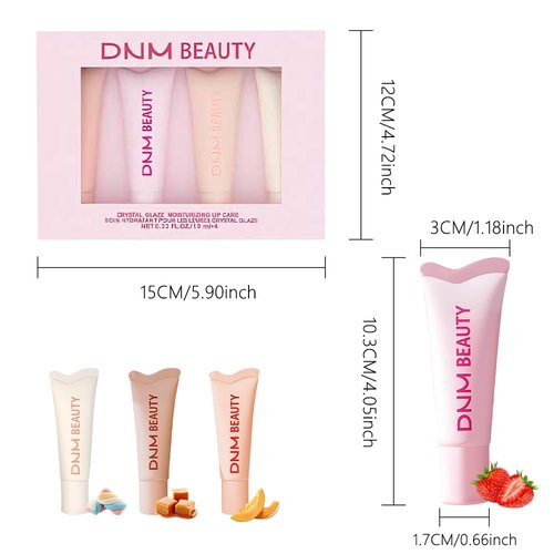Skiennix Tinted Lip Serum - Hydrating Melting Lip Balm for Glossy, Nourished Lips | Vegan & Cruelty-Free (Strawberry Milk)