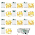Battery Operated Fairy Lights with Timer 20 LED 65ft Warm White