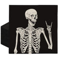 Halloween Skeleton Paper Napkins - 100 Pack Black Luncheon Hand Towels for Party & Table Decor