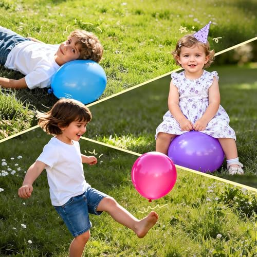 Purple Extra-Thick Latex Balloons 24 Inch Set of 12 - Durable Professional Decor Variation of THIS listing