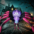 8FT Halloween Inflatable Spider Decor with LED Lights - Outdoor Yard Blow Up Decoration - Variation of This Listing